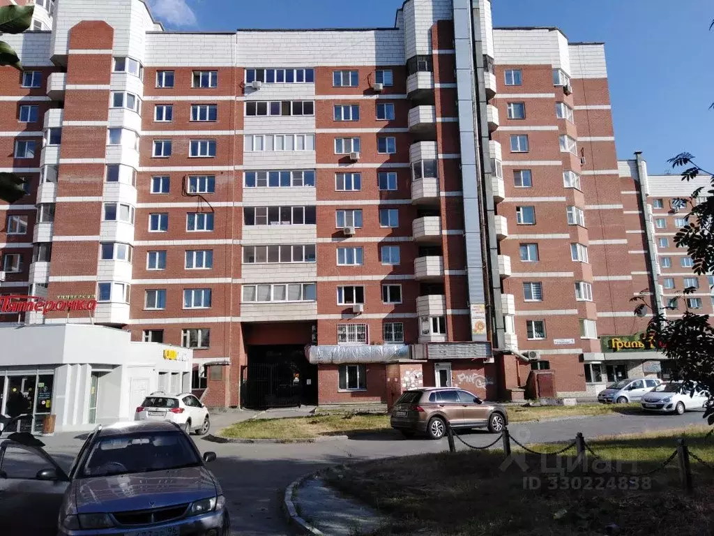 3-к кв. Свердловская область, Екатеринбург ул. Готвальда, 6к2 (71.0 м) - Фото 1