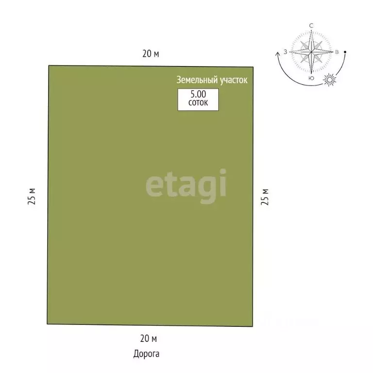 Участок в Ростовская область, Аксайский район, Рассветовское с/пос, ... - Фото 2