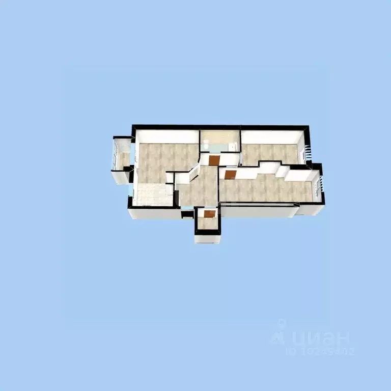 3-к кв. Башкортостан, Уфа ул. Карла Маркса, 44 (92.5 м) - Фото 2