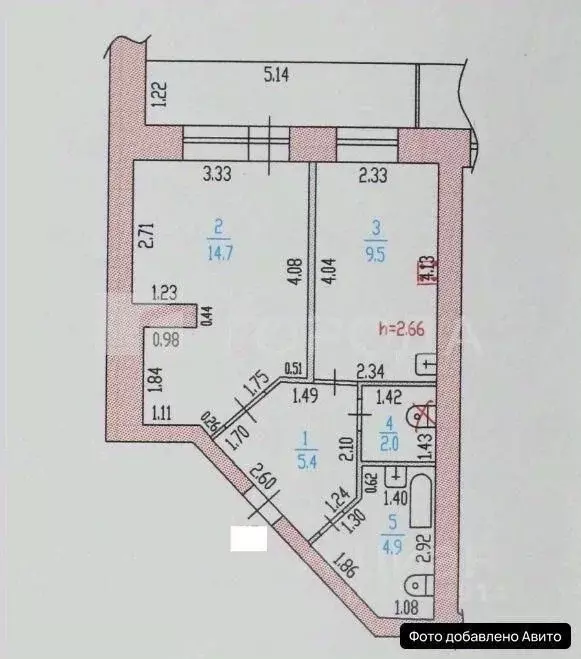 1-к кв. Алтайский край, Барнаул ул. Малахова, 177А (36.5 м) - Фото 2