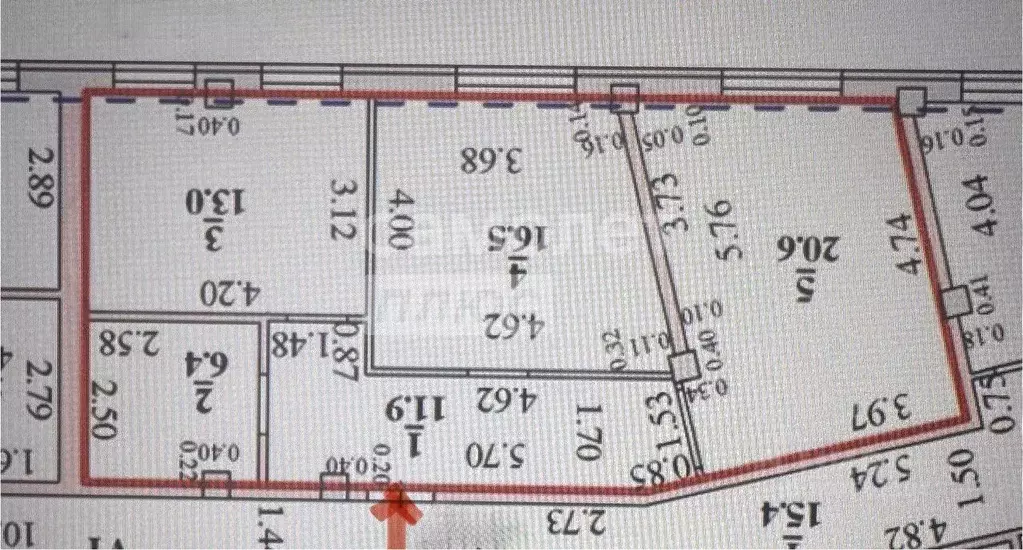 2-к кв. Липецкая область, Липецк ул. И.В. Свиридова, 10 (68.4 м) - Фото 2