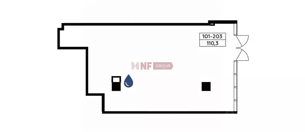 Торговая площадь в Москва № 35 кв-л, 10 (110 м) - Фото 1