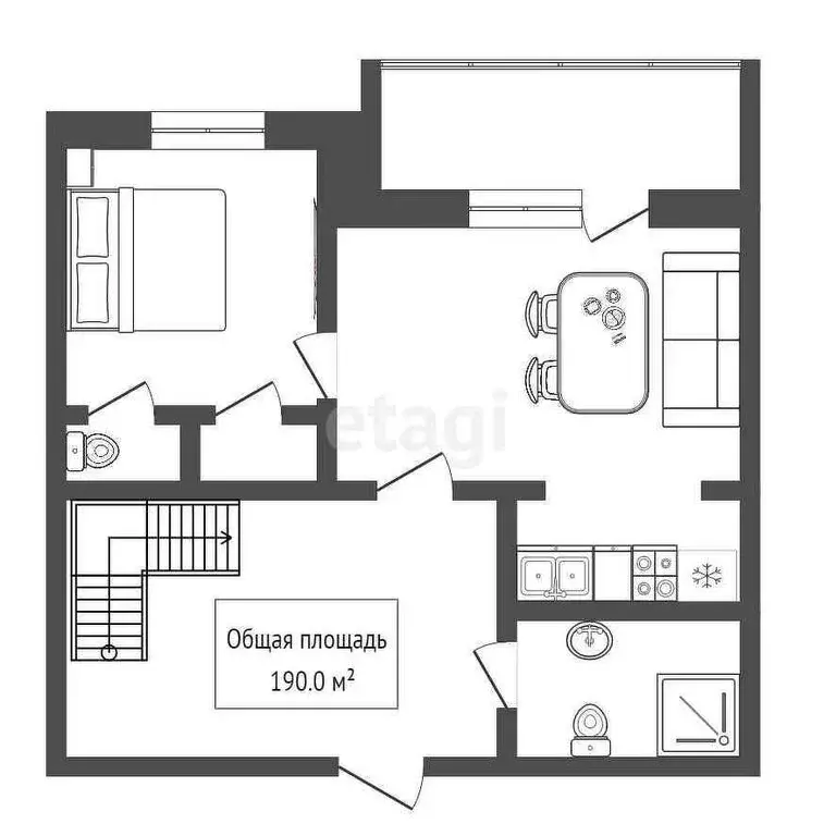5-комнатная квартира: Бердск, Изумрудный городок, 1 (190 м) - Фото 1
