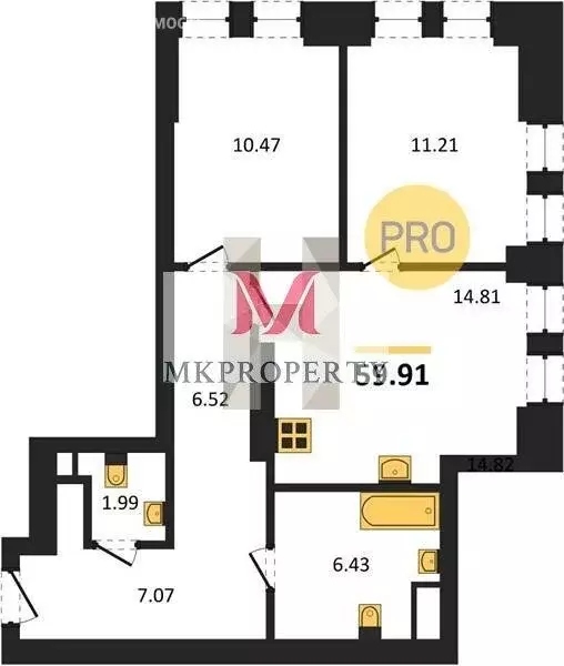 2-комнатная квартира: Москва, 2-й Хорошёвский проезд / ул. 5-я ... - Фото 1