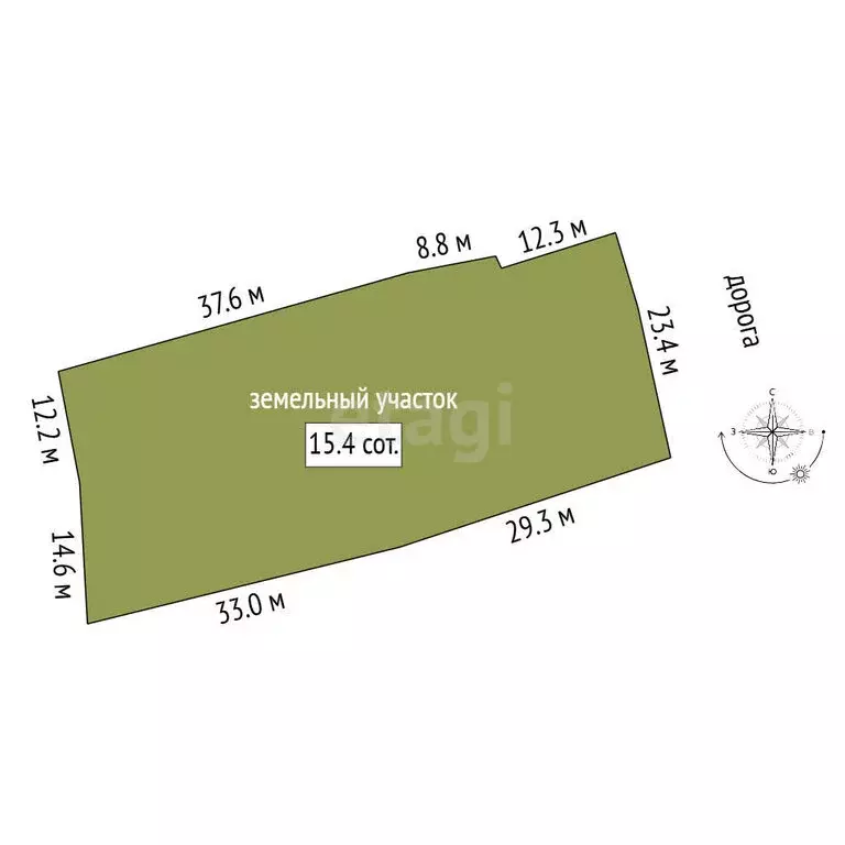 Дом в село Падун, Заводская улица (35 м) - Фото 1