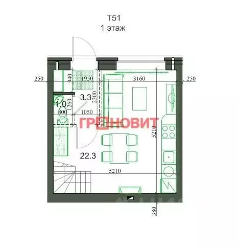 Таунхаус в Новосибирская область, Новосибирский район, Мичуринский ... - Фото 1