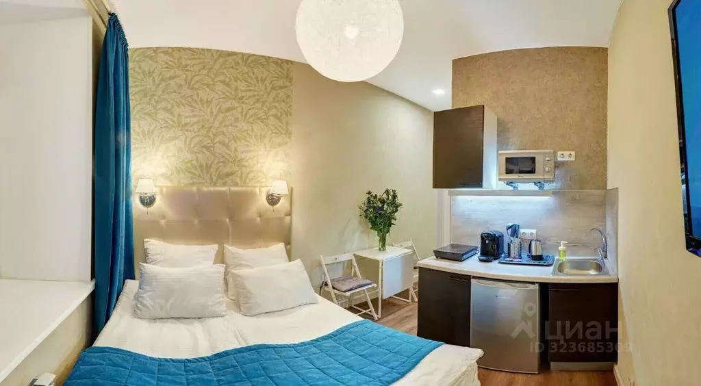 Студия Санкт-Петербург ул. Марата, 59 (12.0 м) - Фото 1