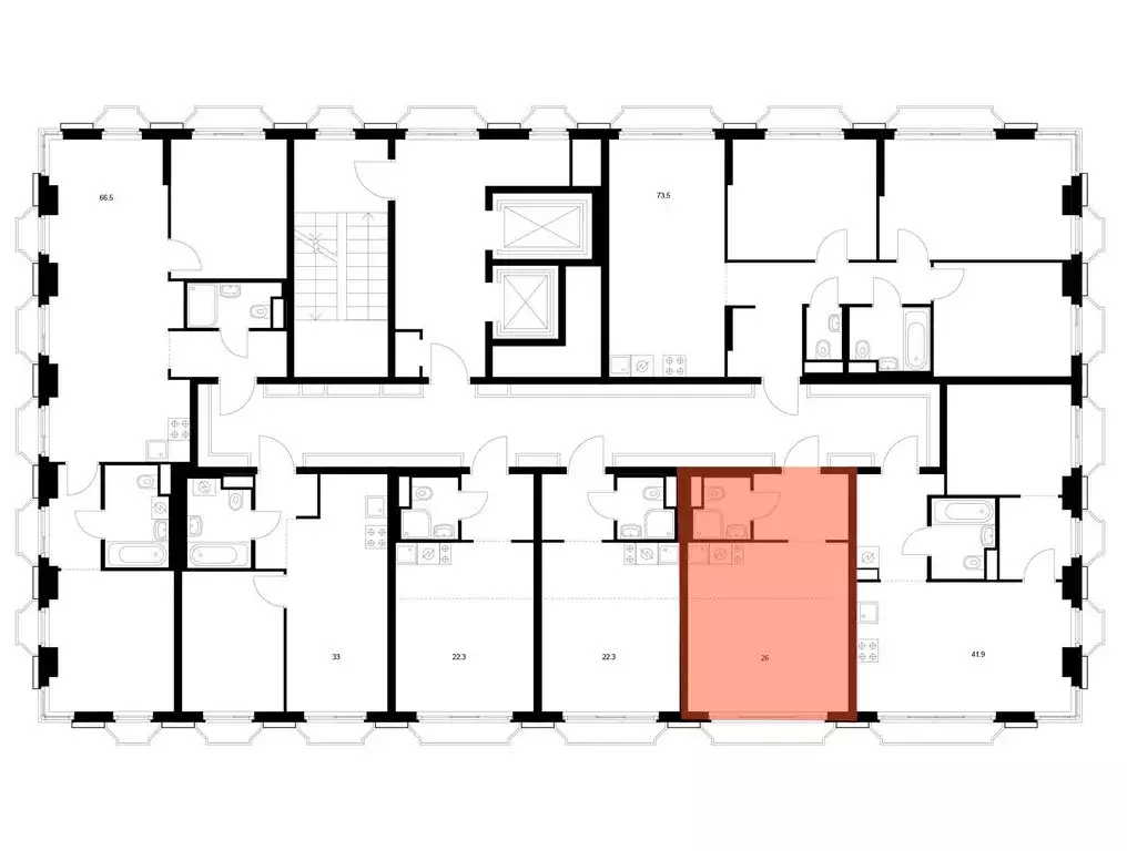 Квартира-студия: Москва, ЖК 2-й Иртышский, 1.3 (26 м) - Фото 1