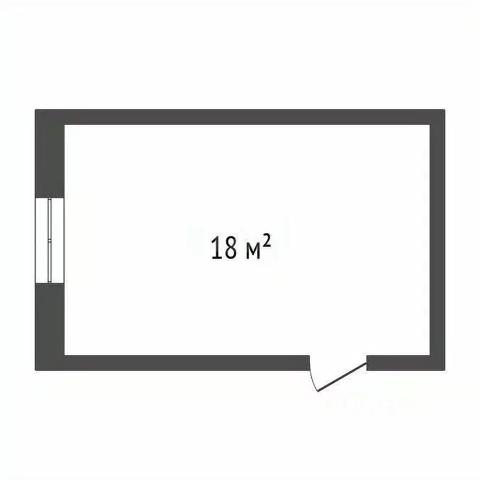 Студия Красноярский край, Красноярск ул. 60 лет Октября, 145 (18.0 м) - Фото 1