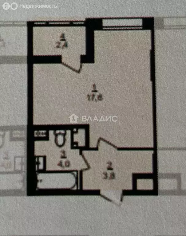 Квартира-студия: Москва, Илимская улица, 1Вк1 (27 м) - Фото 0