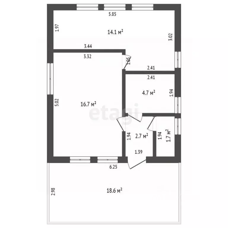 Дом в Тюменская область, Нижнетавдинский муниципальный округ, 7 озер ... - Фото 2