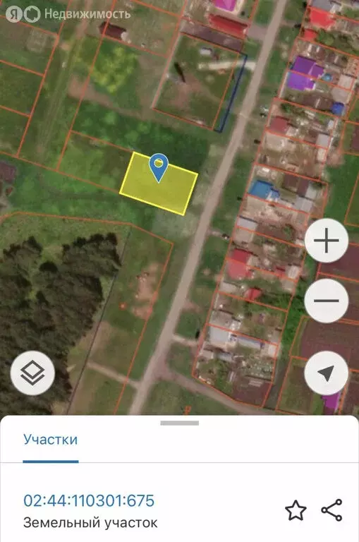 Участок в село Новый Краснояр, Молодёжная улица, 1А (10 м) - Фото 0