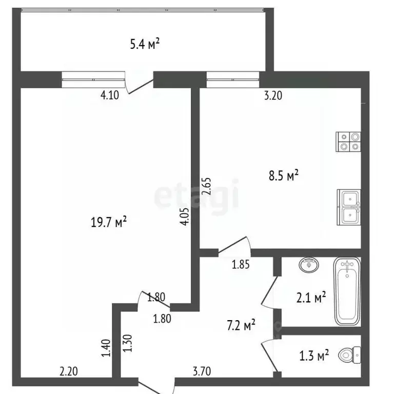 1-к кв. Хабаровский край, Комсомольск-на-Амуре пос. Старт, ул. ... - Фото 1