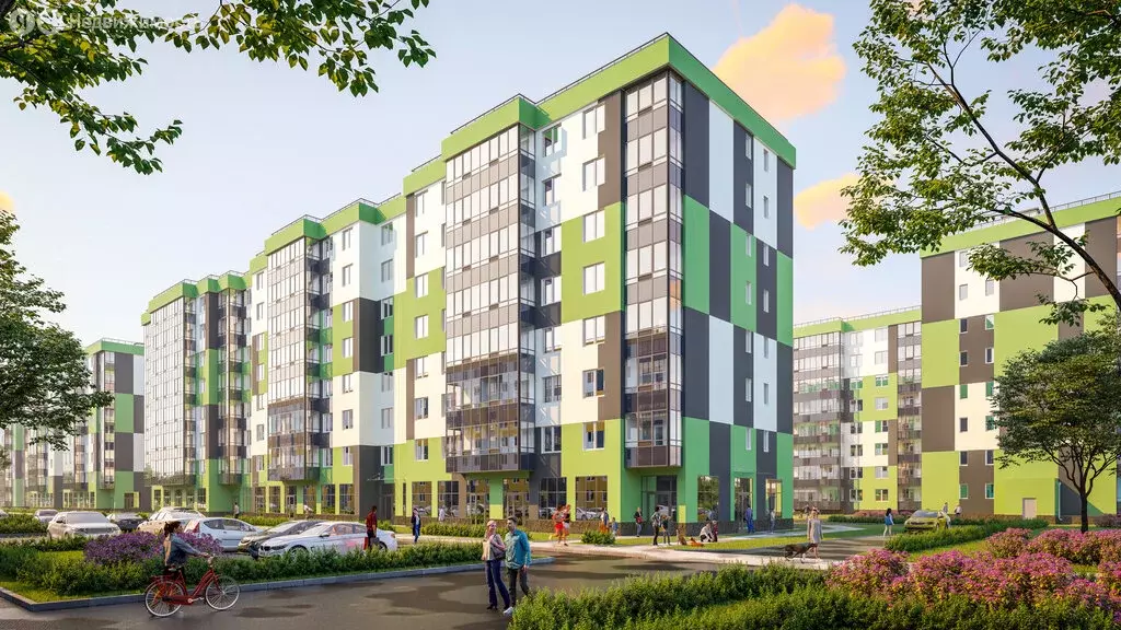 1-комнатная квартира: городской посёлок Янино-1, жилой комплекс ... - Фото 1