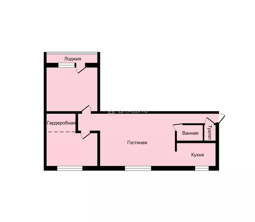 3-к кв. Московская область, Реутов ул. Некрасова, 14 (56.0 м) - Фото 1