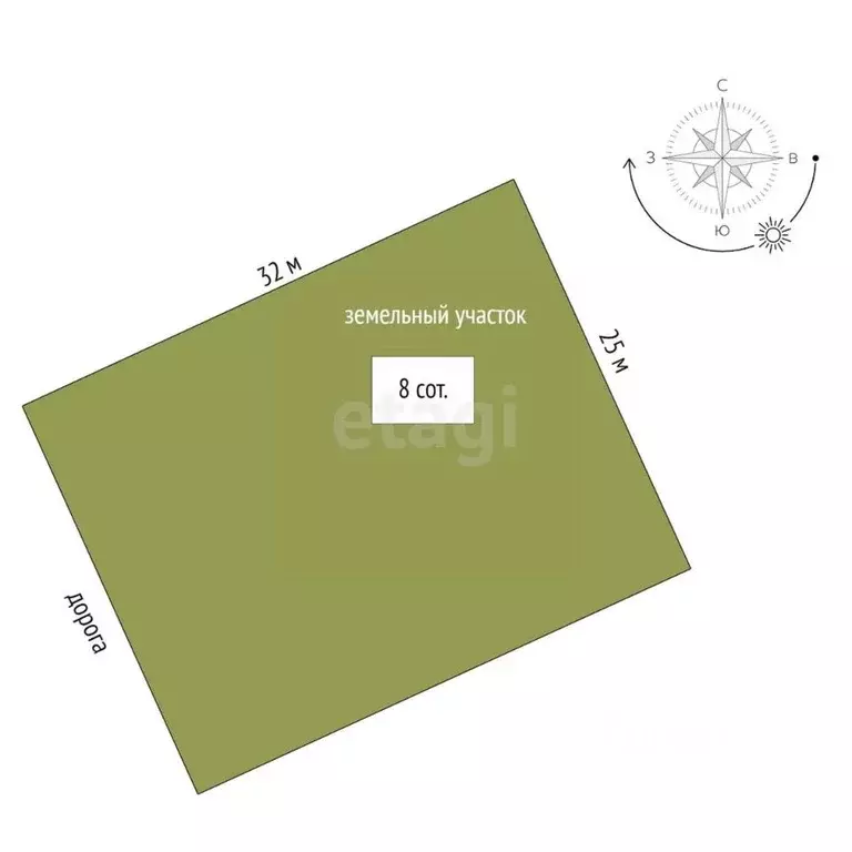 Участок в Тюменская область, Тюменский муниципальный округ, Онегин кп  ... - Фото 1