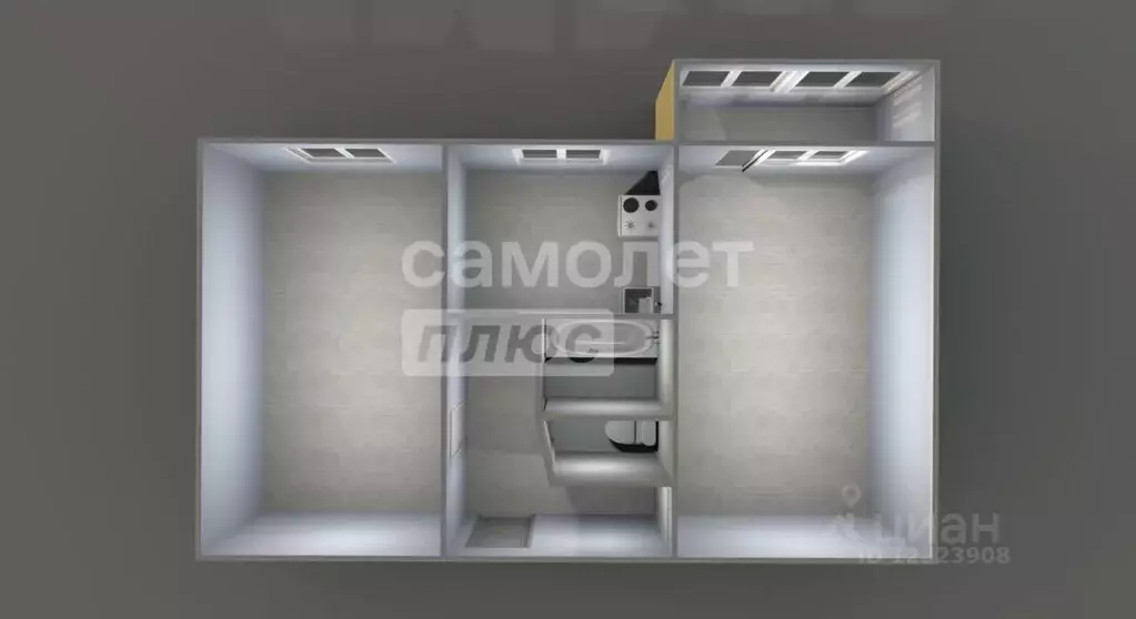 2-к кв. Московская область, Подольск ул. Симферопольская, 25 (44.2 м) - Фото 2