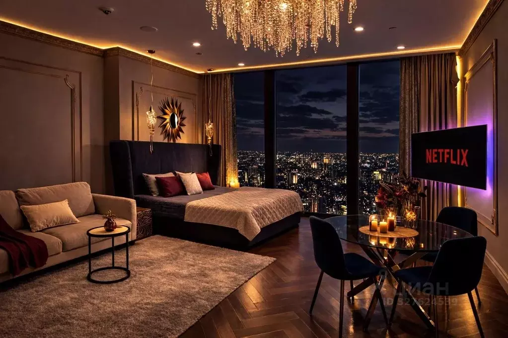 Студия Москва 1-й Красногвардейский проезд, 22с1 (58.0 м) - Фото 1