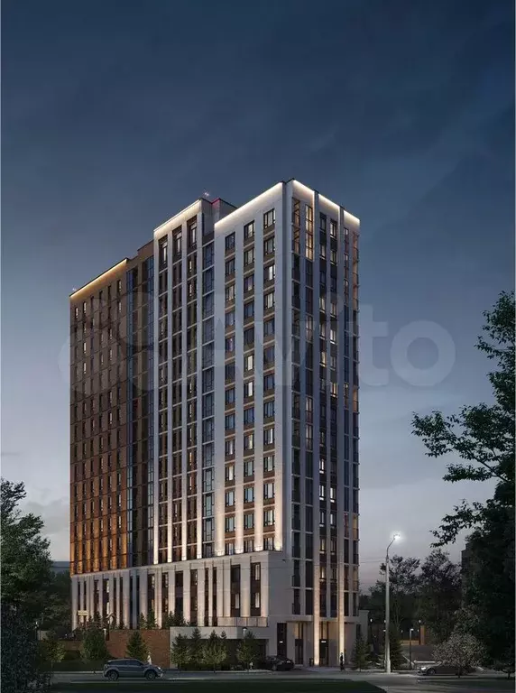 Квартира-студия, 26,8 м, 6/17 эт. - Фото 1