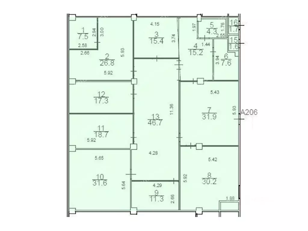 Офис в Москва Верейская ул., 29С134 (265 м) - Фото 2