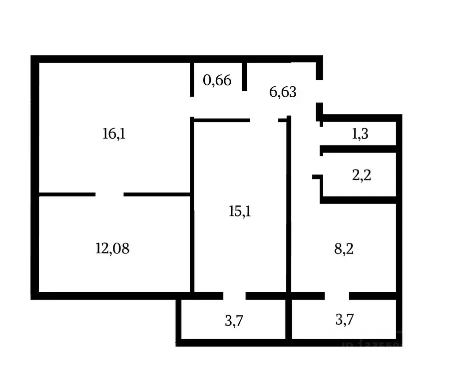 3-к кв. Тульская область, Тула ул. Металлургов, 33 (65.7 м) - Фото 2
