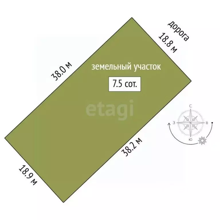 Участок в Татарстан, Тукаевский район, Новотроицкое с/пос, Энтузиаст ... - Фото 2