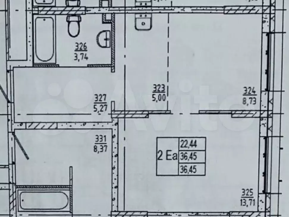 1-к. квартира, 36,5 м, 3/24 эт. - Фото 0