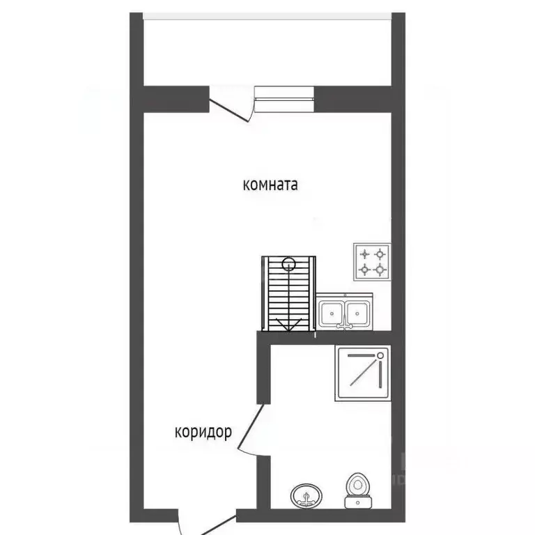 Студия Краснодарский край, Анапа Пионерский просп., 20 (20.0 м) - Фото 2