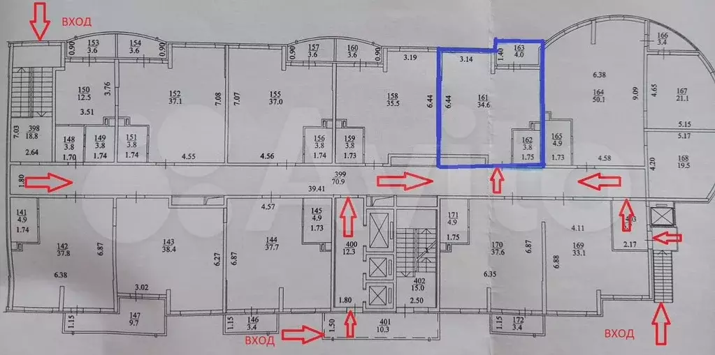 Сдам помещение свободного назначения, 42.4 м - Фото 1