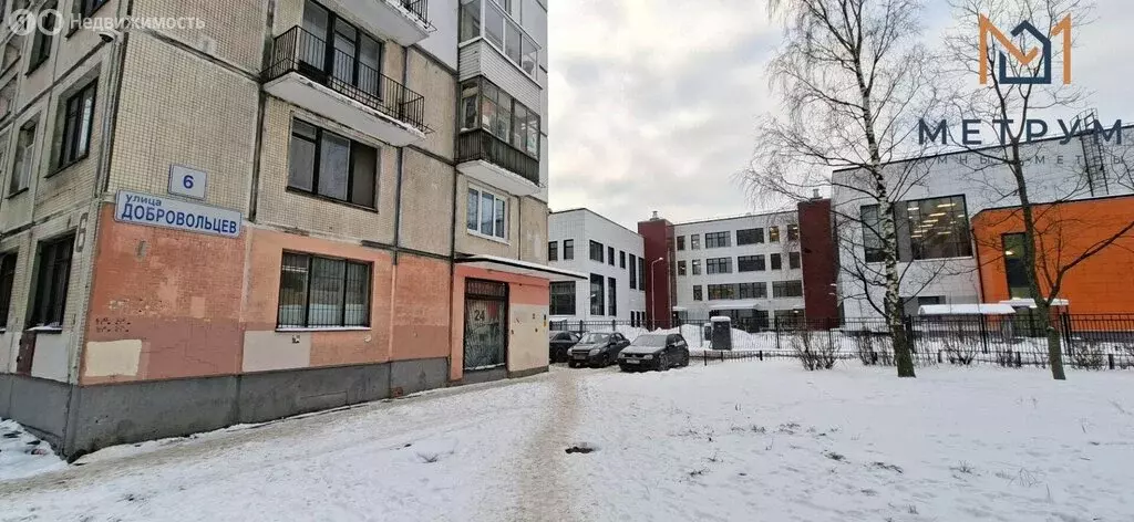 1-комнатная квартира: Санкт-Петербург, улица Добровольцев, 6 (30.9 м) - Фото 2