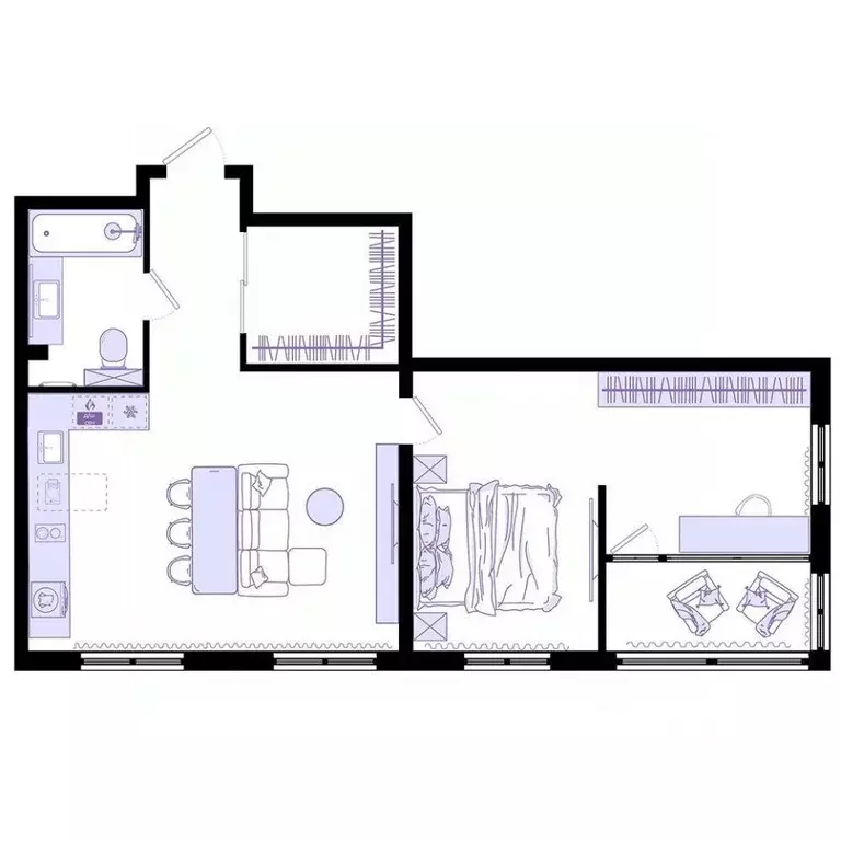 3-к кв. Приморский край, Владивосток Днепровская ул., 25к5 (64.6 м) - Фото 2