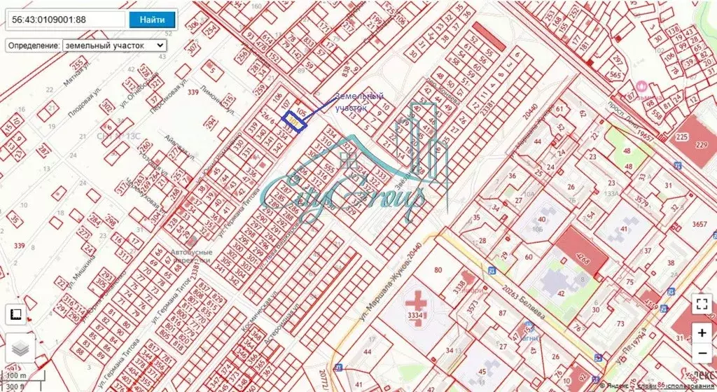 Участок в Оренбургская область, Орск ул. Германа Титова (10.0 сот.) - Фото 0