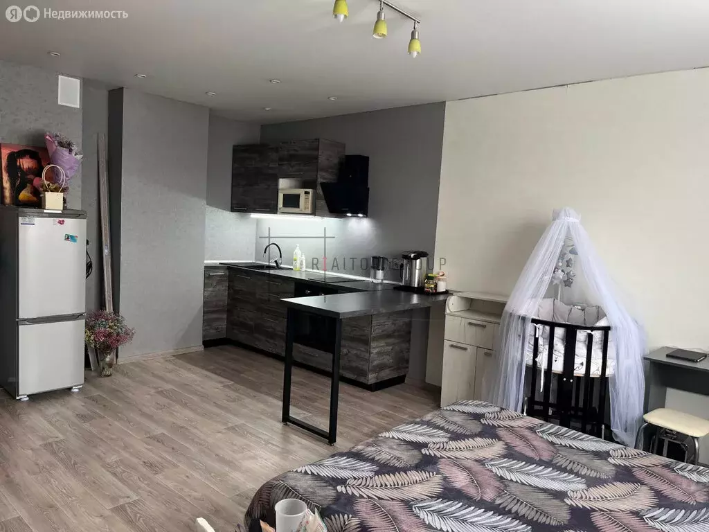 Квартира-студия: Новосибирск, улица Татьяны Снежиной, 41 (32.6 м) - Фото 2