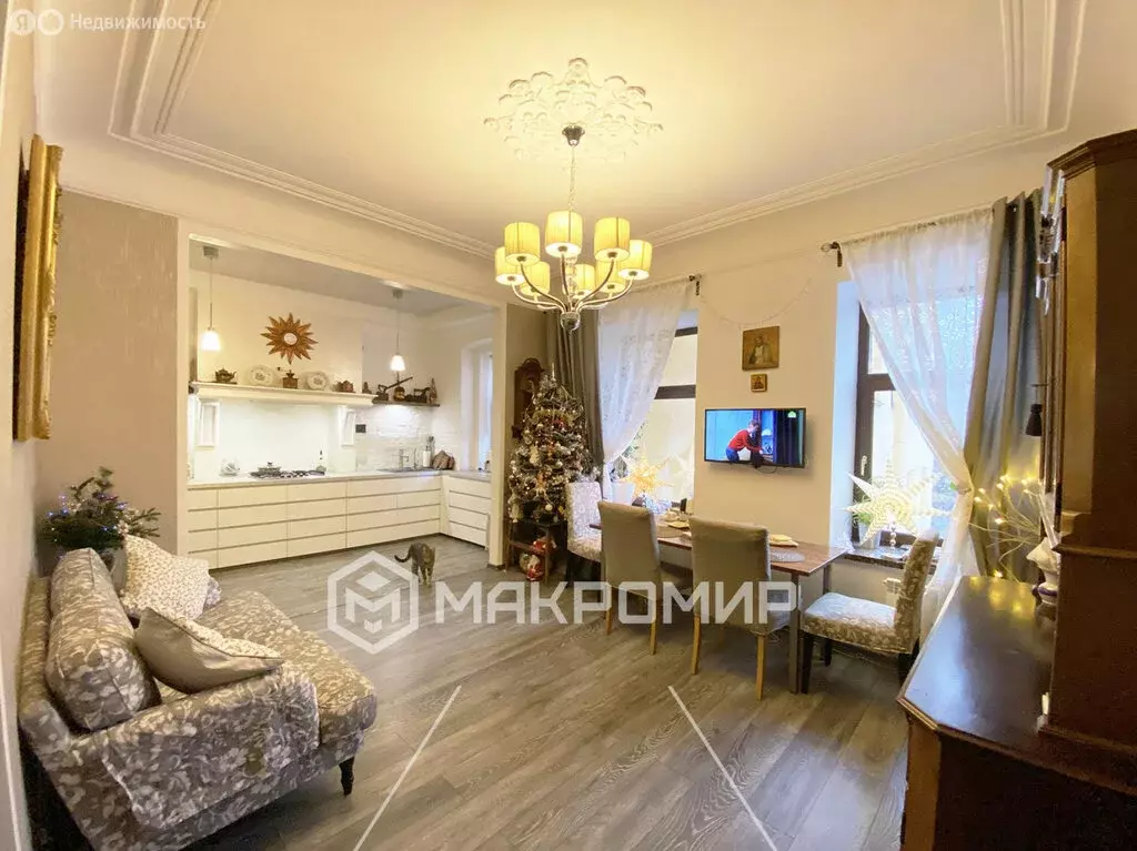 3-комнатная квартира: Санкт-Петербург, переулок Нестерова, 9 (113.6 м) - Фото 1