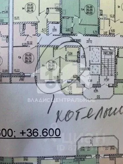 1-к кв. Новосибирская область, Новосибирск ул. Михаила Кулагина, 35 ... - Фото 2