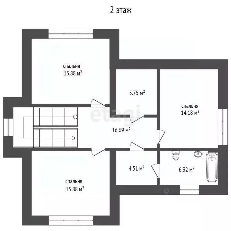 Дом в Тюменская область, Тюменский муниципальный округ, д. Зубарева ... - Фото 2