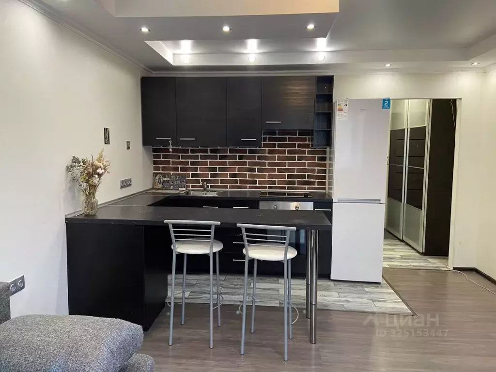 Студия Московская область, Домодедово Южный мкр, ул. Курыжова, 14 ... - Фото 1