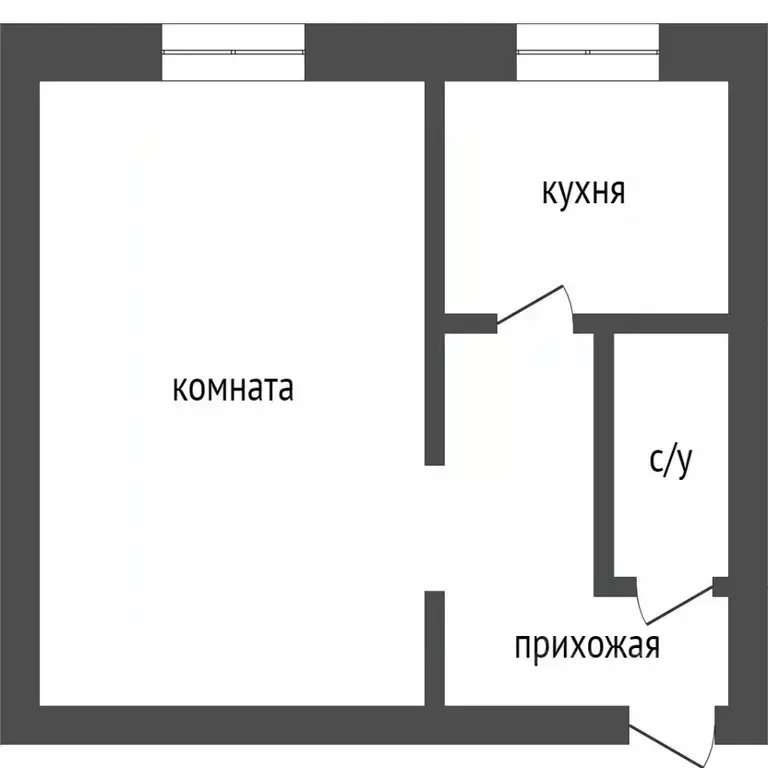 1-к кв. Красноярский край, Красноярск ул. 2-я Ботаническая, 2Д (30.0 ... - Фото 1