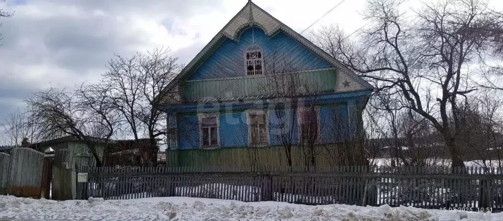 Дом в Вологодская область, с. Имени Бабушкина ул. Подгорная, 13 (148 ... - Фото 1