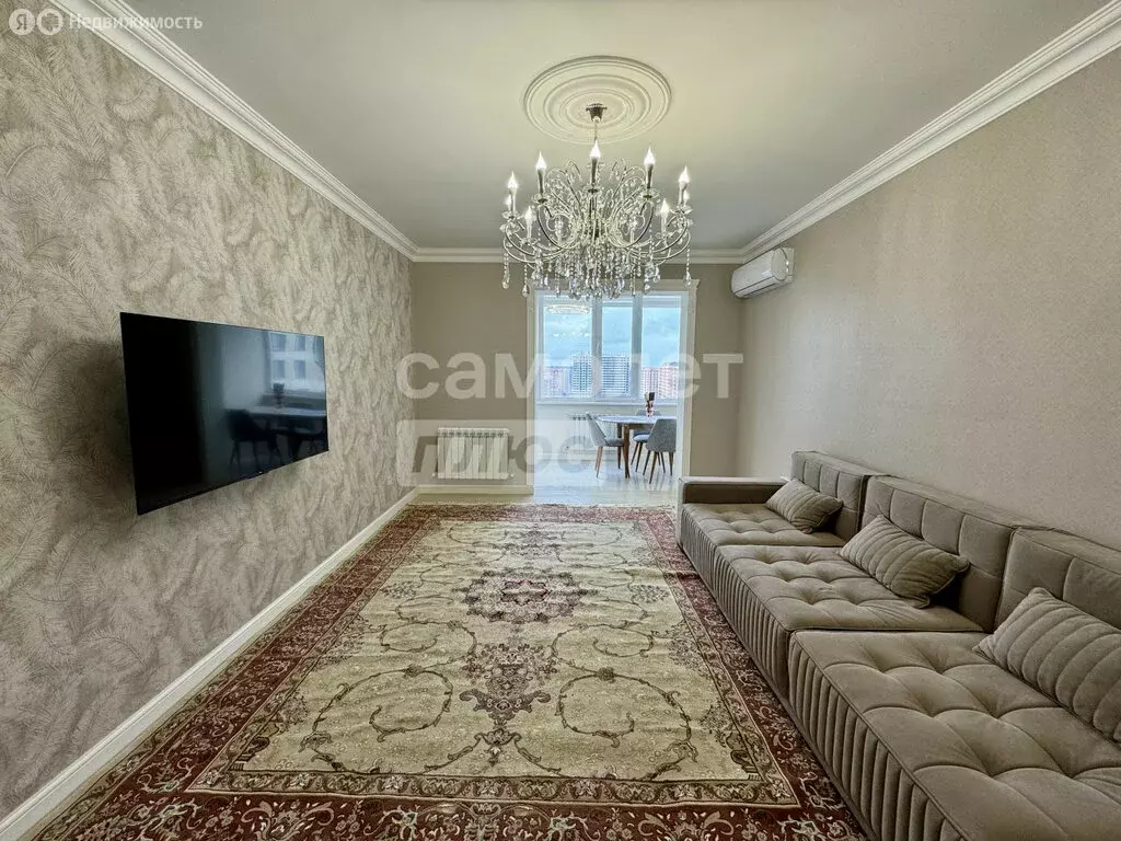 3-комнатная квартира: Каспийск, Молодёжная улица, 4А (88 м) - Фото 2