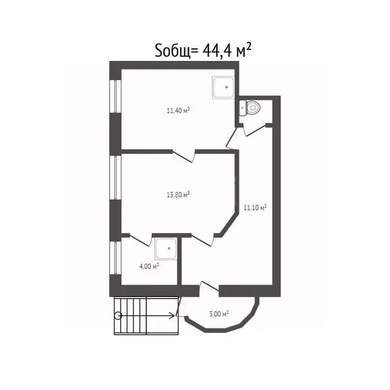 Офис в Брянская область, Брянск Транспортная ул., 2 (44 м) - Фото 2