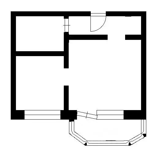 1-к кв. Новосибирская область, Новосибирск Рябиновая ул., 10/1 (38.9 ... - Фото 1