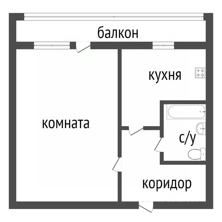 1-к кв. Курганская область, Курган Заозерный жилрайон, 16-й мкр, 2 ... - Фото 2