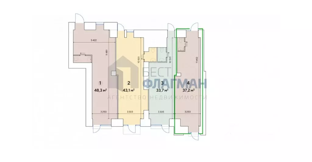 Помещение свободного назначения в Москва Ленинградское ш., 8К1 (37 м) - Фото 2
