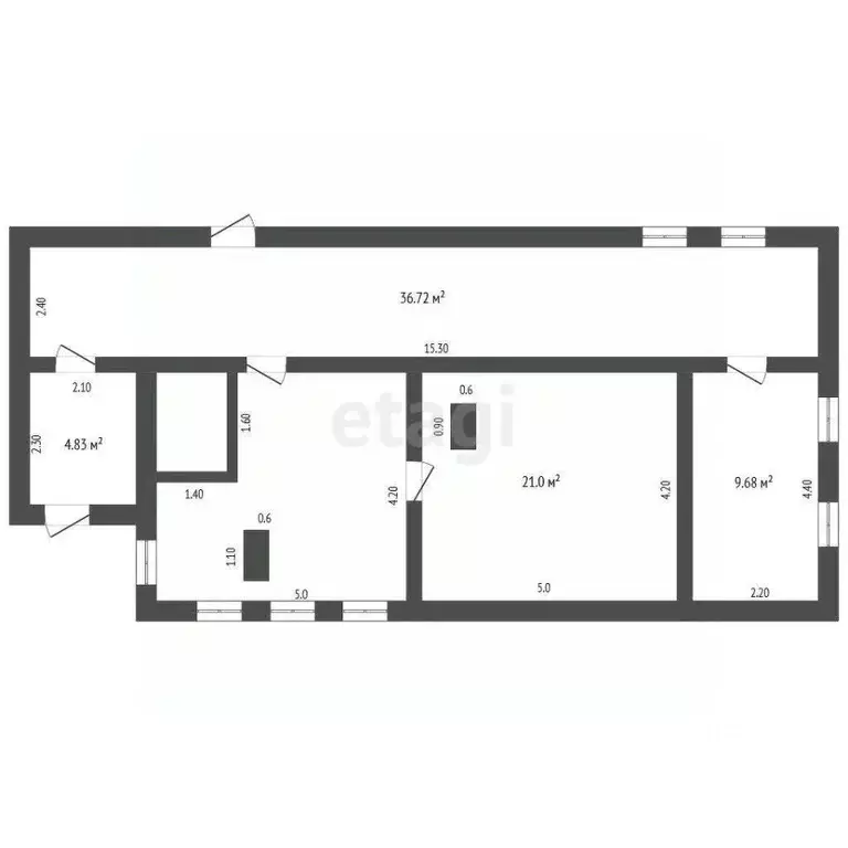 Дом в Мордовия, с. Ичалки ул. Набережная, 25 (42 м) - Фото 2