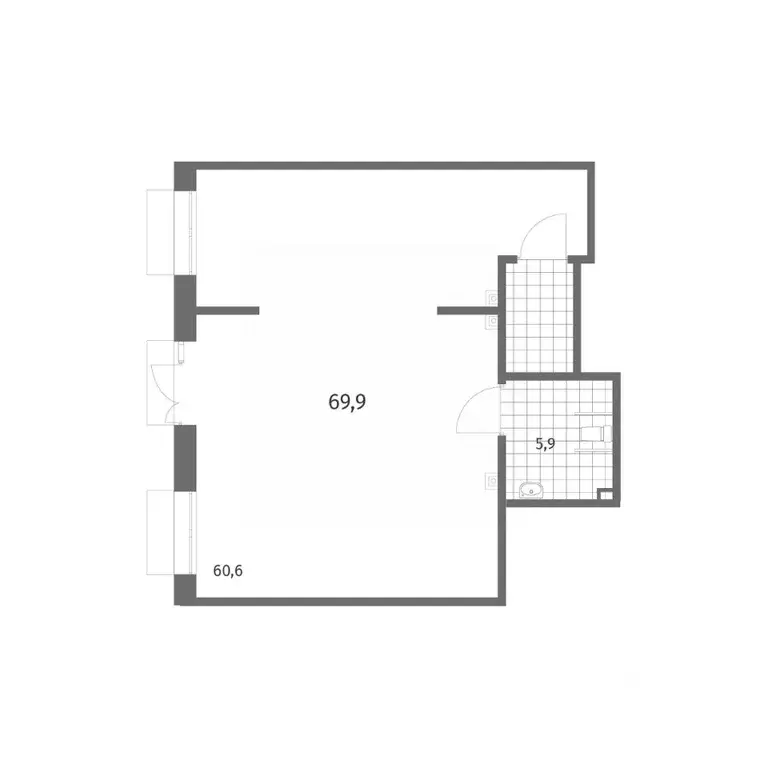 Помещение свободного назначения в Санкт-Петербург ул. Шкиперский ... - Фото 2