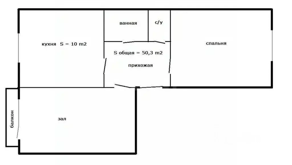 2-к кв. Тульская область, Богородицк Восточный мкр, 3 (50.3 м) - Фото 1