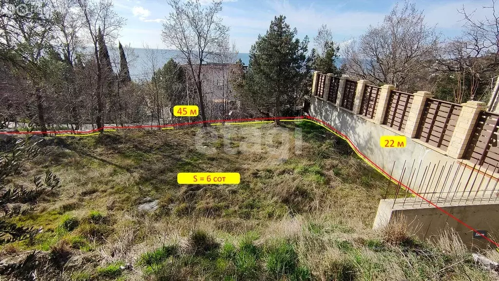 Участок в Симеиз, Советская улица (6 м) - Фото 2