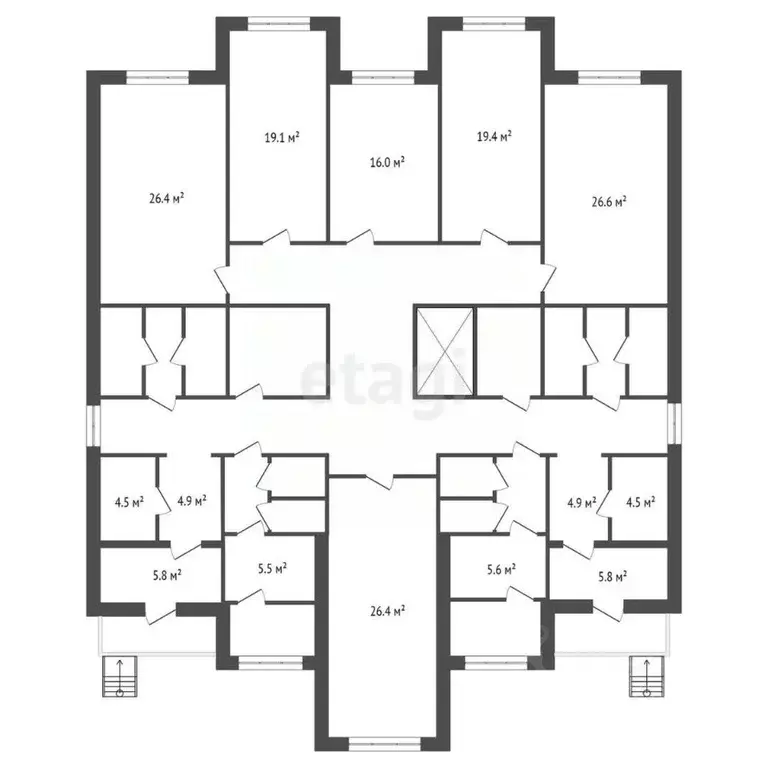 Офис в Ямало-Ненецкий АО, Новый Уренгой Оптимистов мкр, 2к1 (287 м) - Фото 2
