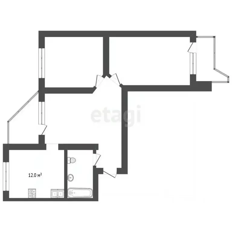 3-к кв. Москва Бескудниковский бул., 6К2 (80.0 м) - Фото 2